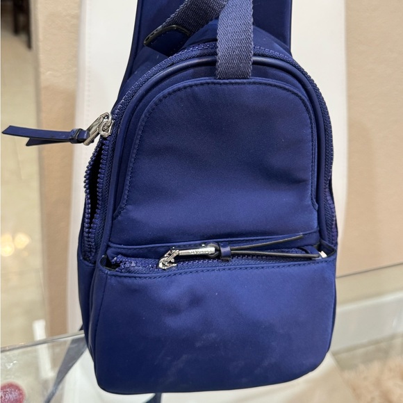 Calvin Klein Shay Organizational Sling Backpack, Medieval Blue,One Size